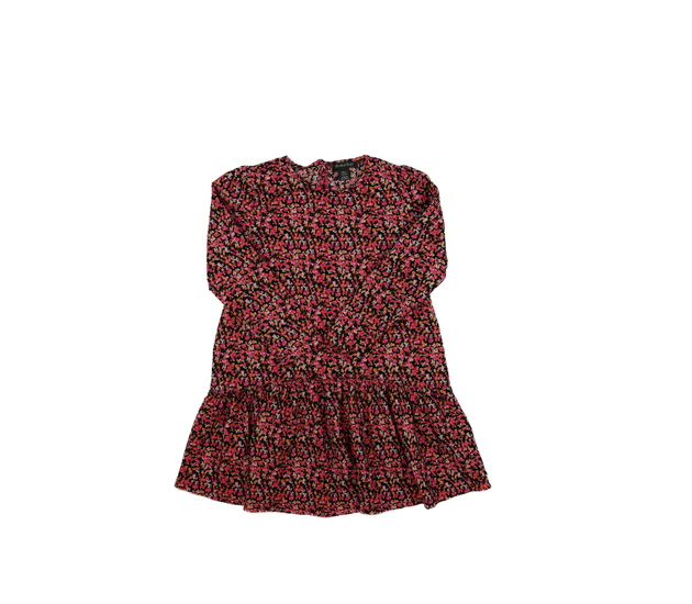 Tmavé květinové lehké šaty Primark 