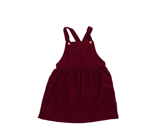 Nové tmavě červené manšestrové šaty H&M