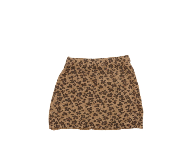 Hnědá vzorovaná teplá sukně Primark 
