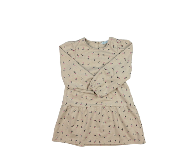 Světle hnědé květinové šaty Primark 
