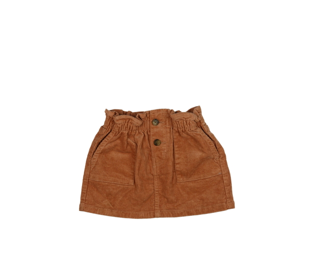 Hnědá manšestrová sukně H&M