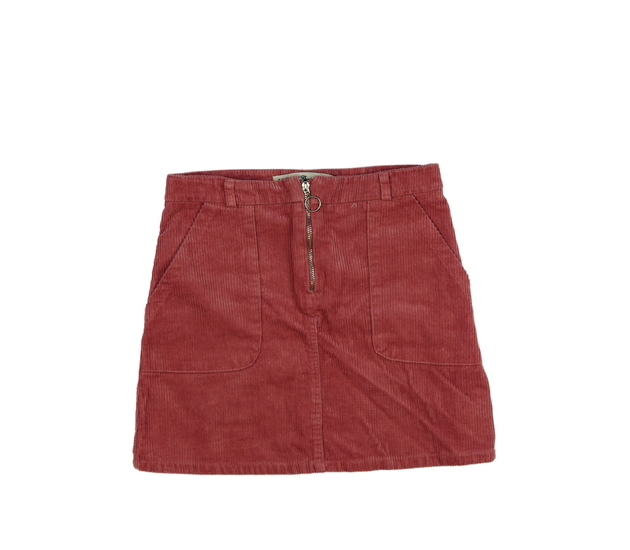 Růžová manšestrová sukně Primark 