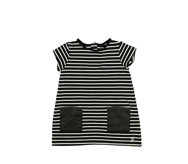Černo-bílé pruhované šaty Mothercare
