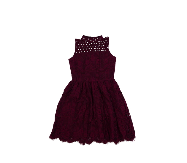 Krásné purpurové společenské šaty River Island 