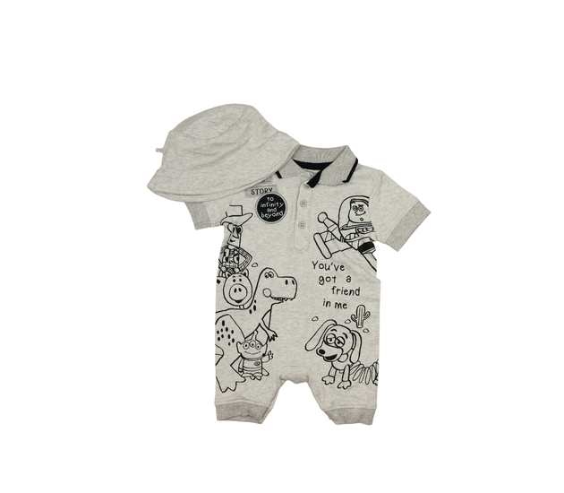 Šedý overal a klobouk Příběh Hraček George
