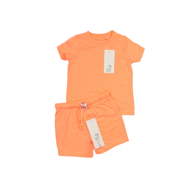 Nové neonově oranžový set F&F