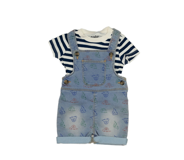 Nový riflový overal a triko M&Co