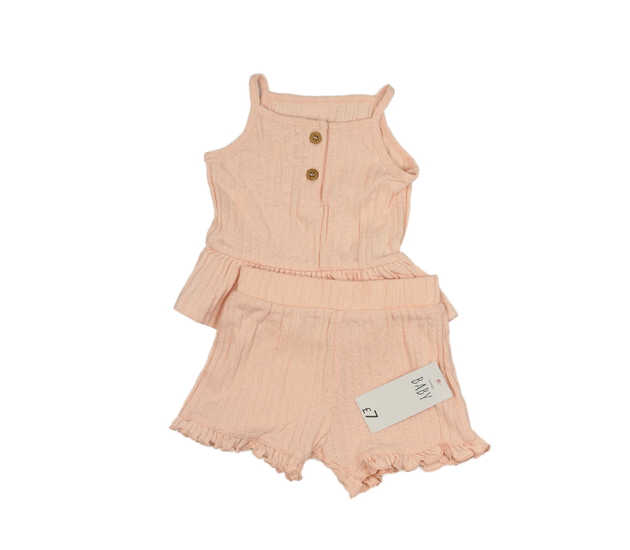 Nové světle růžové tílko a kraťasy George