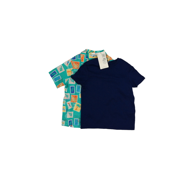 Nová zelená košile a modré triko M&S