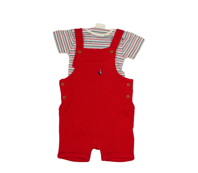 Červené lacláče a pruhované body Next