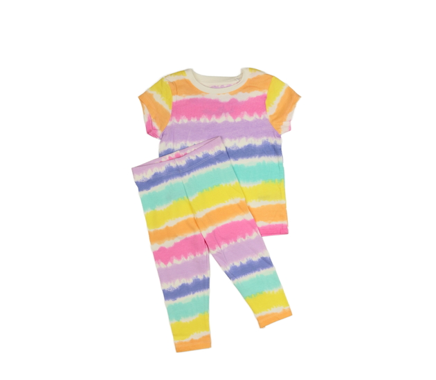 Duhové triko a legíny Nutmeg