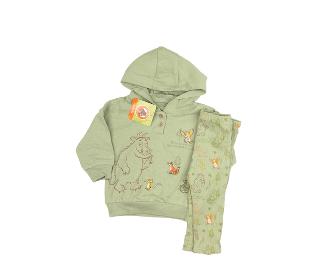 Nová zelená mikina a legíny The Gruffalo Tu