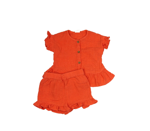 Červené tílko a kraťasy Next