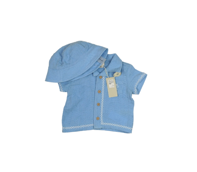 Nová modrá košile a klobouk River Island