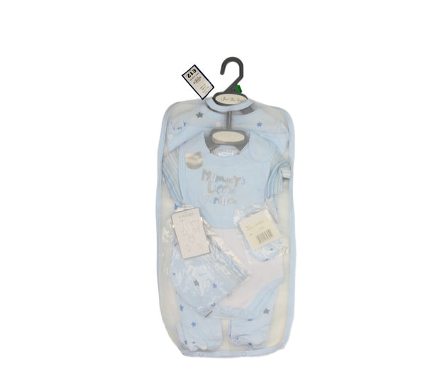 Nový modrý dárkový set 5 ks pro miminko