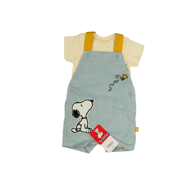 Nové body a manšestrový overal  Peanuts M&S
