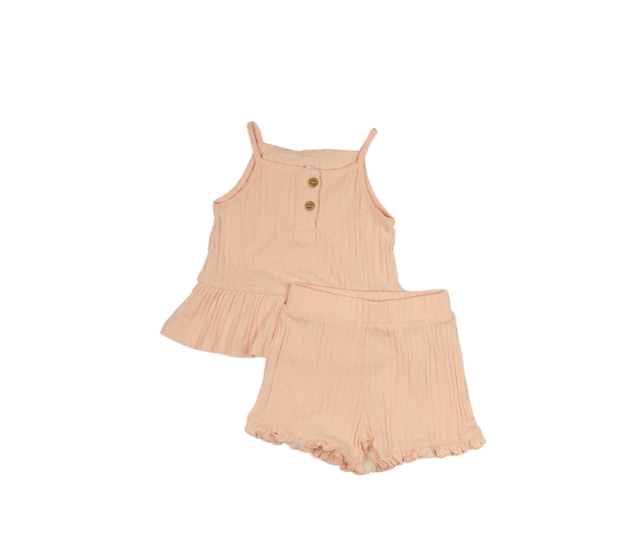 Světle růžové tílko a kraťasy George