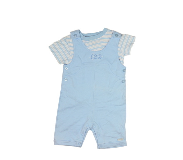 Modré triko a overal 