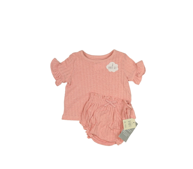 Nové růžové triko a kraťásky George