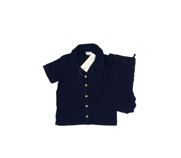 Nová tmavě modrá košile a kraťasy F&F