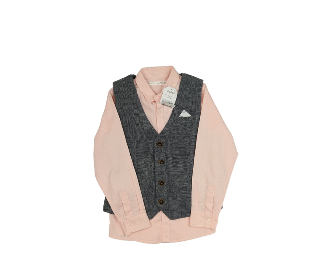 Nová společenská košile a vesta Next