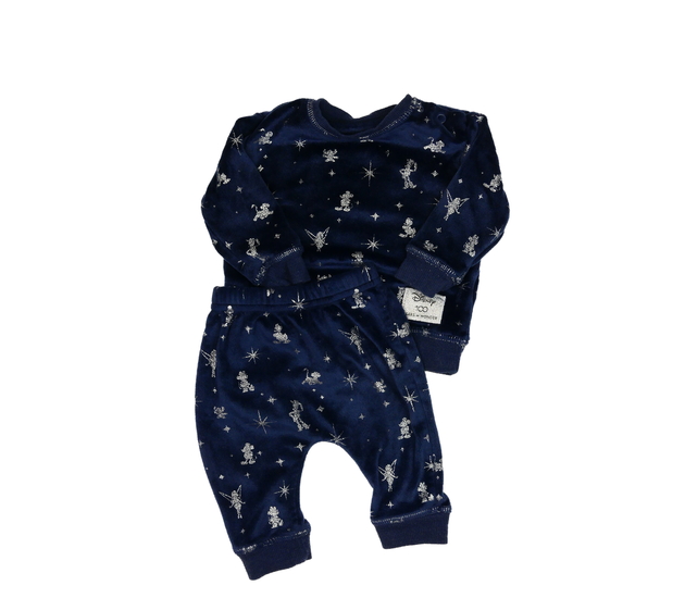 Tmavě modrý hebký set Disney George