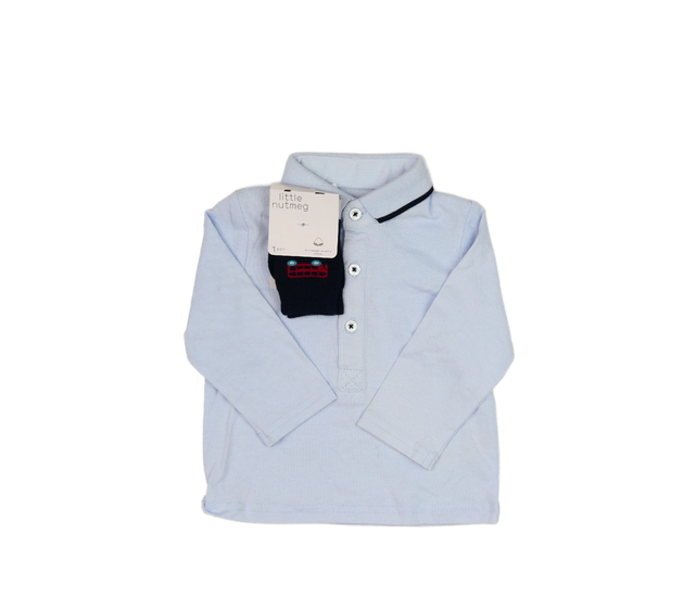 Modré triko a tmavě modré nové ponožky Nutmeg