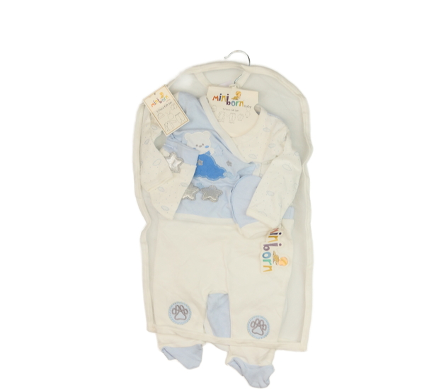 Nový set pro miminko 5 ks modro-bílý