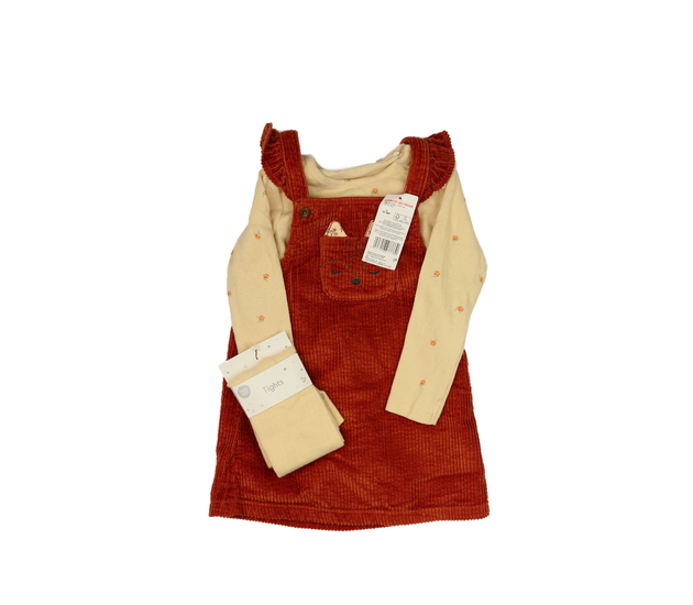 Manšestrové šaty, body a punčocháče F&F