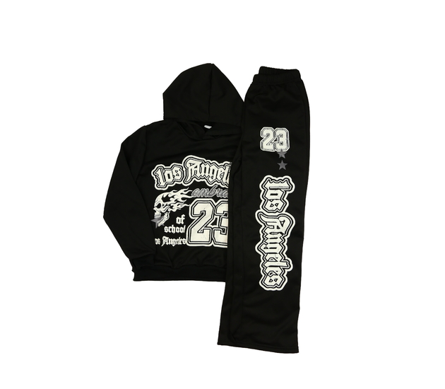 Černá teplákovka s cool nápisy