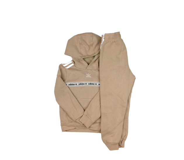 Hnědá teplákovka Adidas 