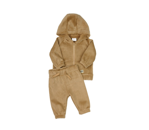 Hnědá teplákovka s hebkou podšívkou F&F