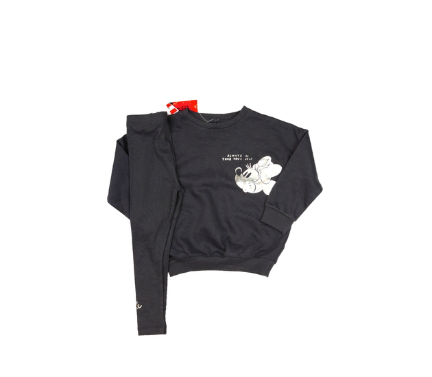 Nová šedá mikina a legíny Minnie Disney George