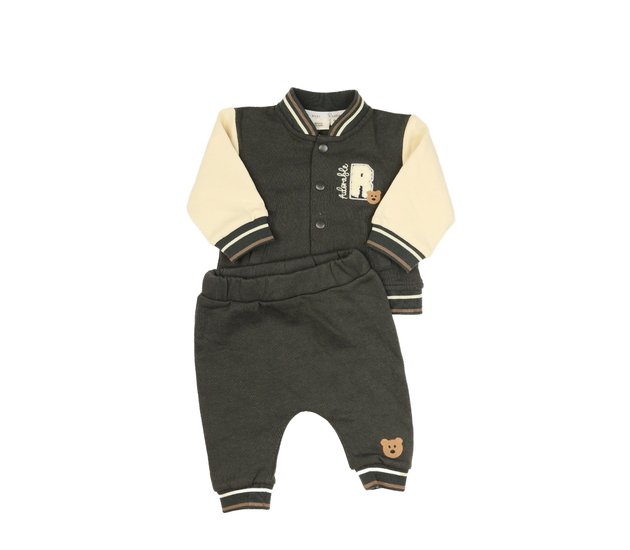 Tmavá teplákovka s medvídkem River Island