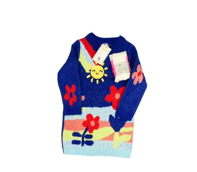 Nové svetrové šaty a punčocháče Tu 