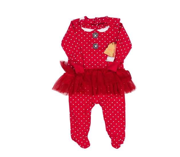 Nový červený overal s čelenkou