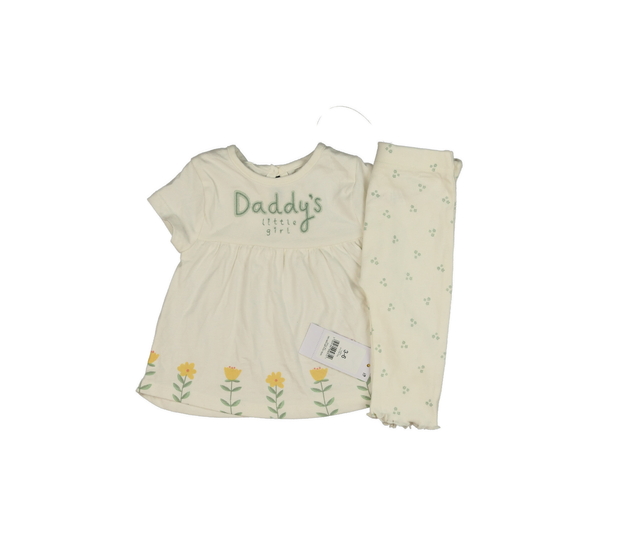 Nové krémové triko a legíny George