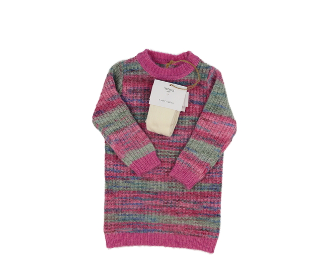 Nové pletené šaty a punčocháče Nutmeg