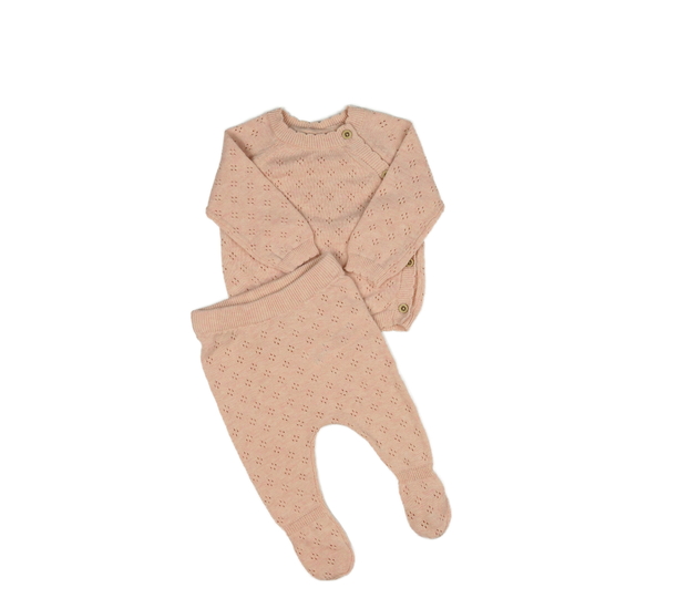 Růžové madeirové capáčky a svetřík Primark 