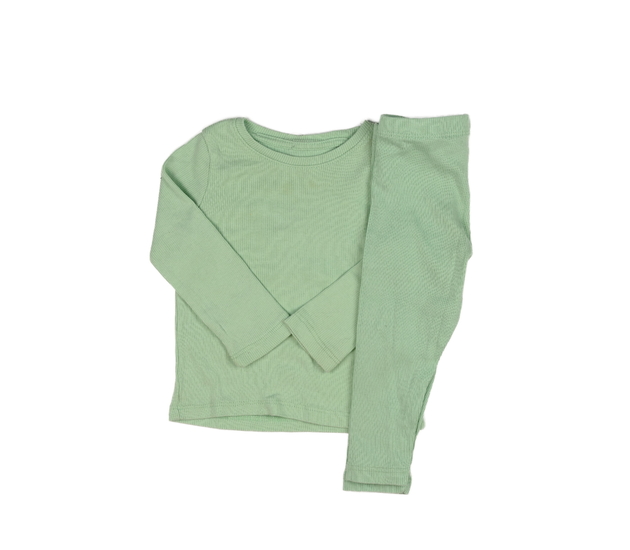 Zelený žebrovaný set Primark 