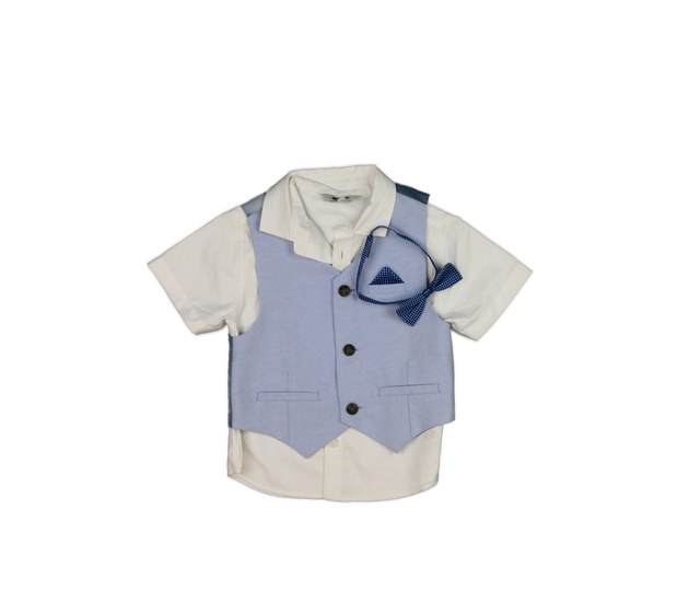 Společenský set košile, vesta a motýlek