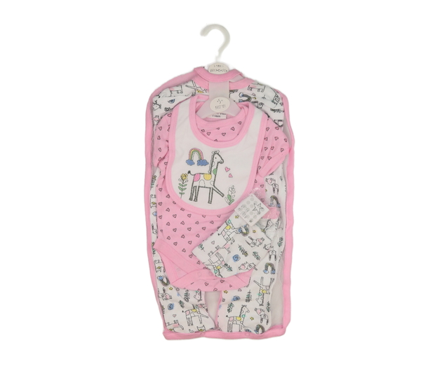 Nový růžový dárkový set pro holčičku 5 ks 