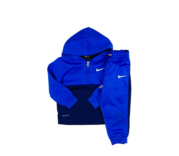 Modrá sportovní teplákovka Nike