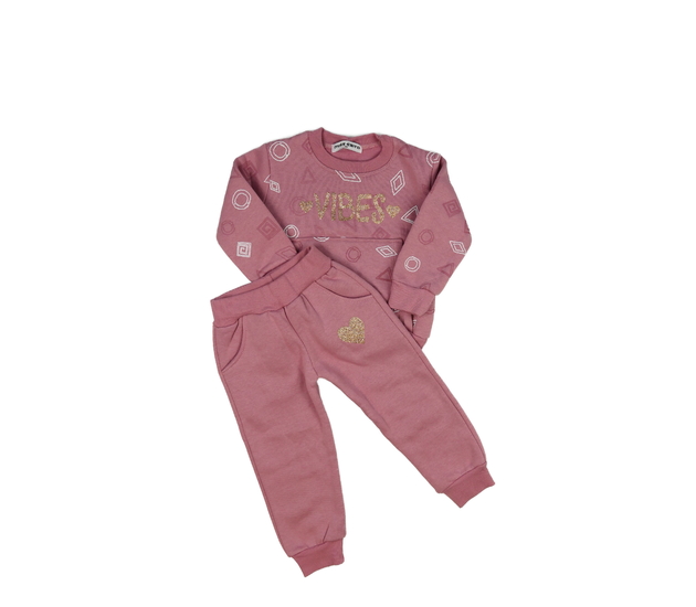 Růžová teplákovka 