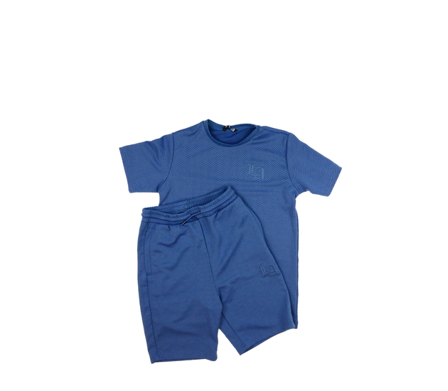 Modré triko a kraťasy 