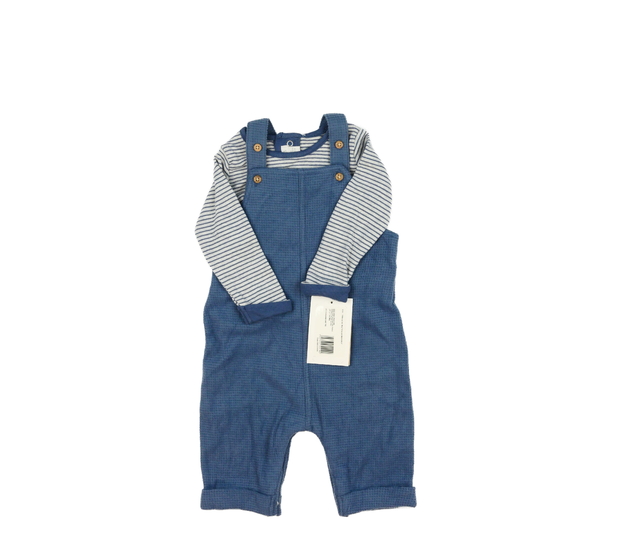 Nové modré lacláče a pruhované body 