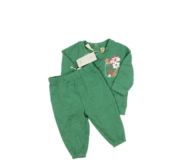 Nový zelený set s veverkou