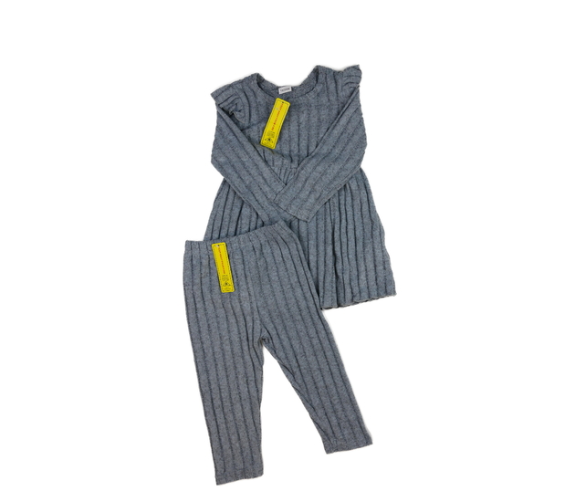 Nové modré šaty a legíny 