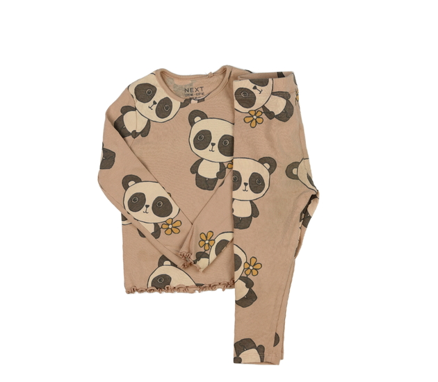 Světlý set s pandou Next