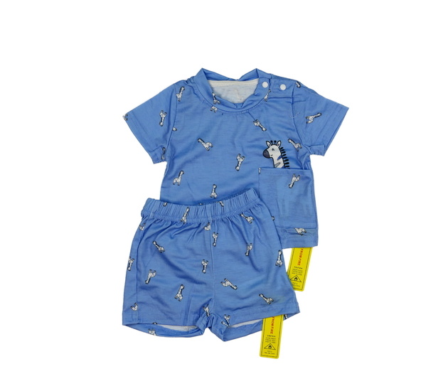 Nový modrý set se žirafami 